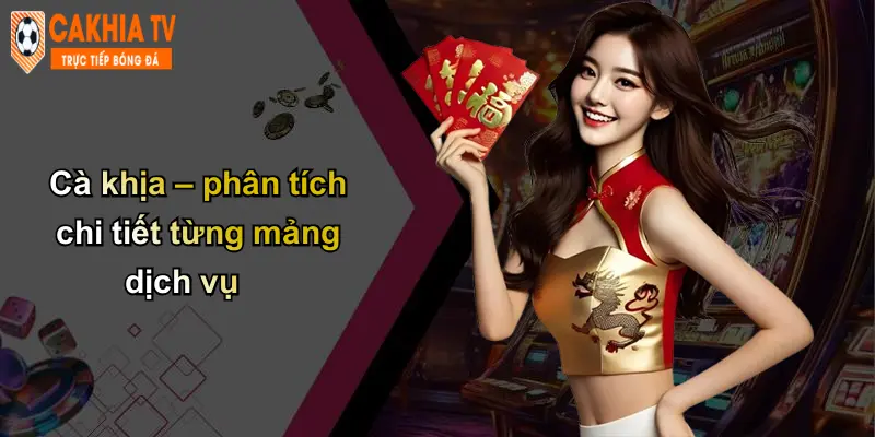 Cà khịa – phân tích chi tiết từng mảng dịch vụ