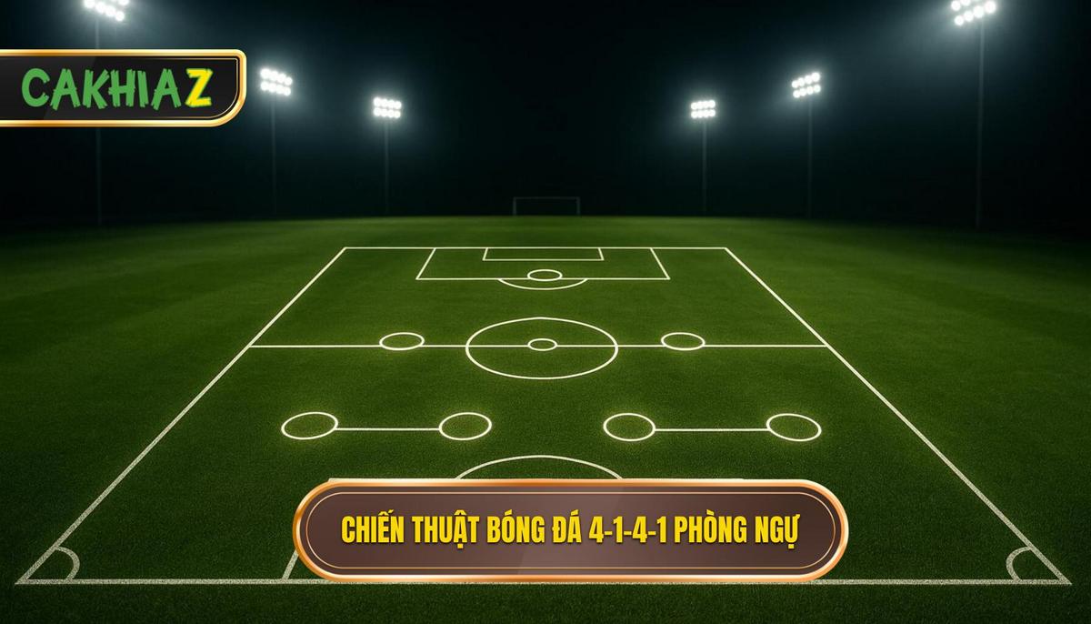 2. Triển Khai Chiến Thuật Bóng đá 4 1 4 1 Phòng Ngự