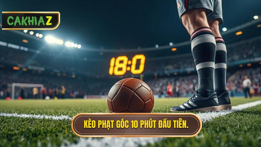 Hiểu đúng về Kèo cược đội nhận quả phạt góc trong 10 phút đầu