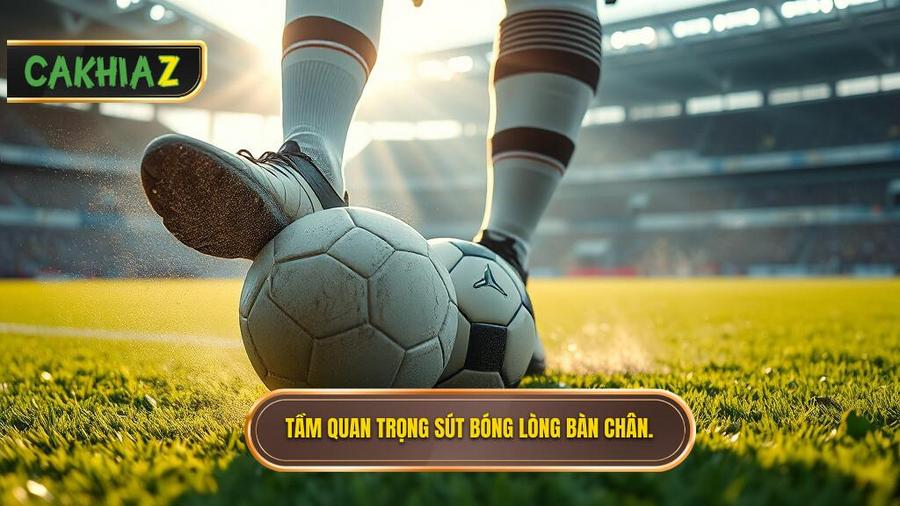Tại sao kỹ thuật sút bóng bằng lòng bàn chân phải lại quan trọng?