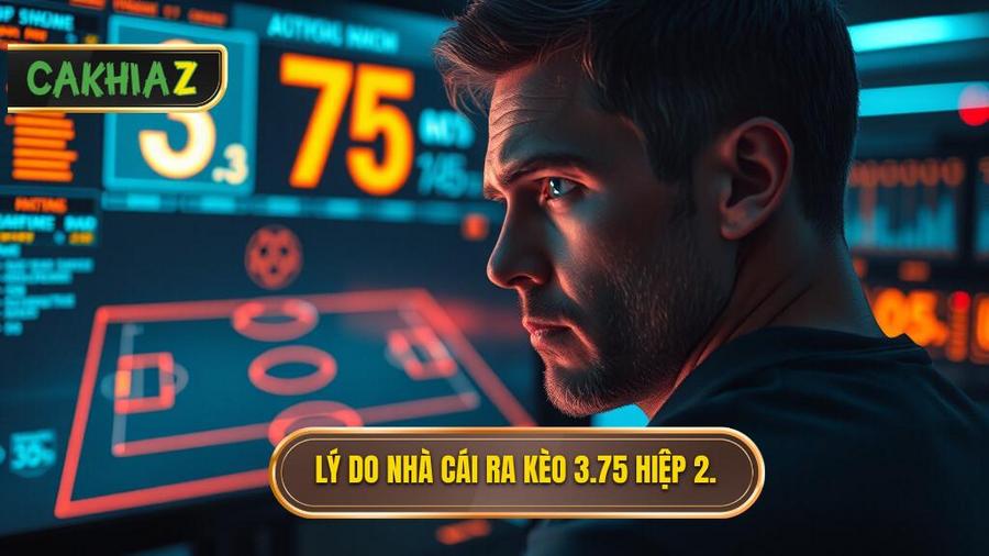 Kèo tài xỉu 3.75 hiệp 2: Nghệ thuật săn bàn thắng phút chót của dân chơi chuyên nghiệp 3 Tại sao nhà cái lại đưa ra con số 3.75 trong hiệp 2?