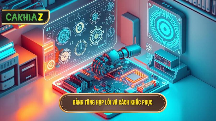 Bảng tổng hợp các lỗi thường gặp và cách khắc phục