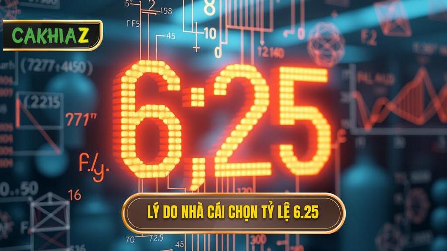 Tại sao nhà cái lại đưa ra con số 6.25?