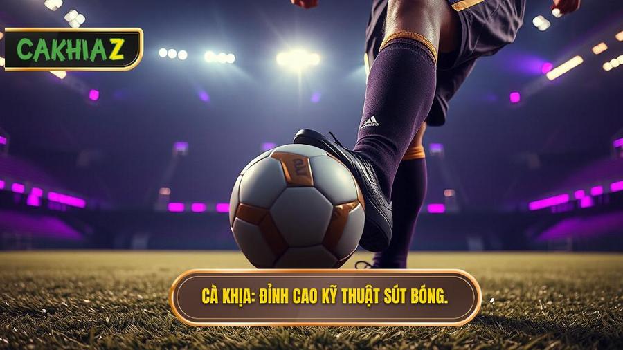 Kỹ thuật sút bóng bằng lòng bàn chân phải