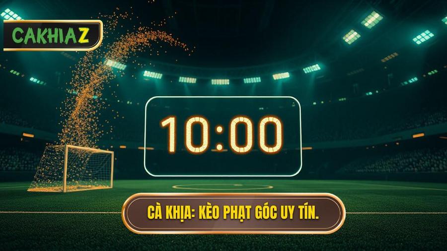 Kèo cược đội nhận quả phạt góc trong 10 phút đầu