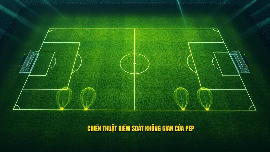 Nền tảng cốt lõi của chiến thuật Pep Guardiola: Kiểm soát và Không gian