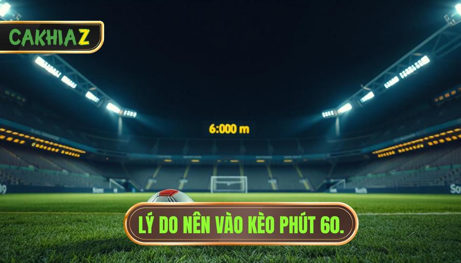 Tại sao nói phút 60 là thời điểm đẹp để vào kèo?