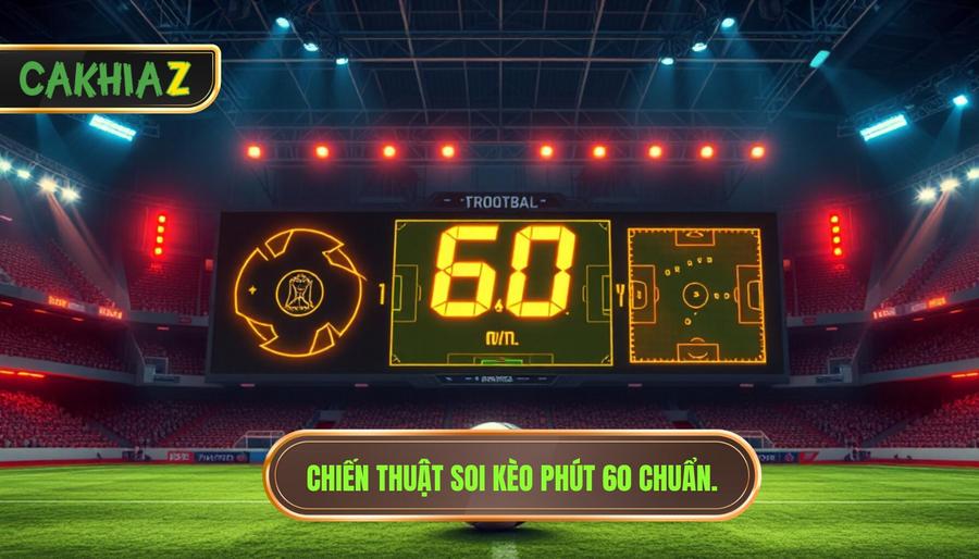 Chiến thuật cụ thể khi chọn phút 60 để vào kèo