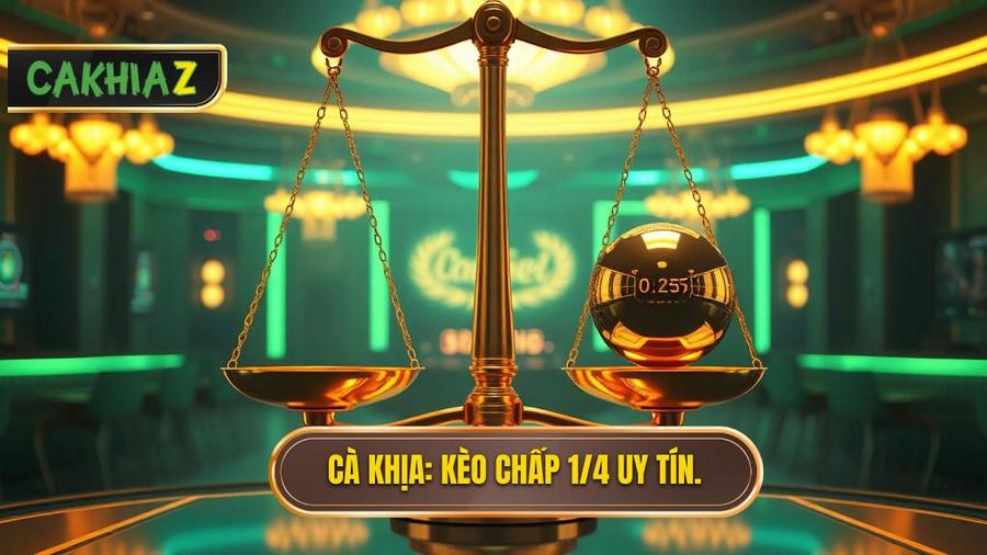 Kèo chấp 1/4 (0.25) là gì? Phân tích chuyên sâu và bí quyết chiến thắng từ CÀ KHỊA 1 Kèo chấp 1/4 (0.25)