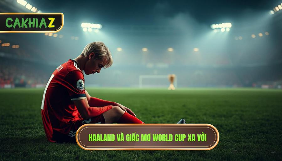 Thực trạng phũ phàng: Erling Haaland và giấc mơ World Cup xa vời