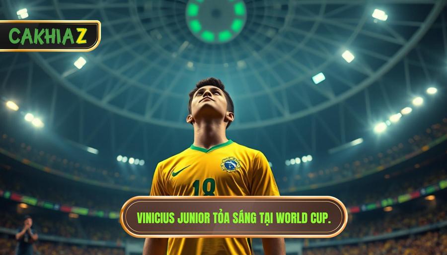 Sự khởi đầu đầy kỳ vọng của Vinicius Junior tại World Cup